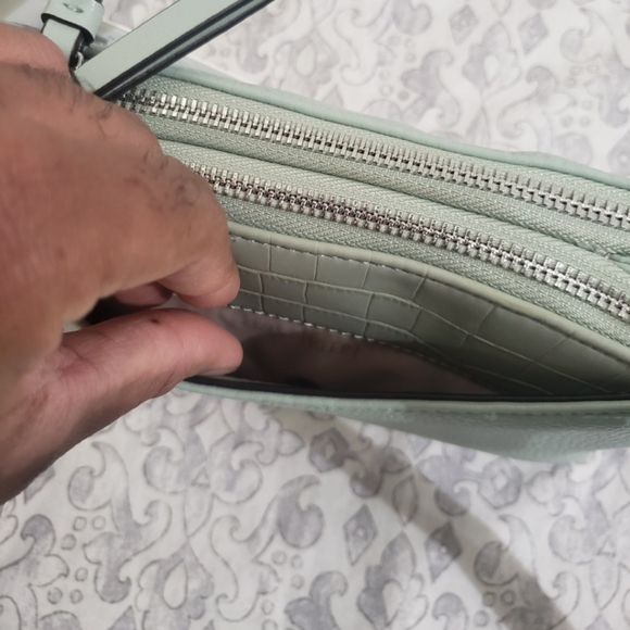 Womens Calvin Klein Green Crossbody Bag - Picture 5 of 8